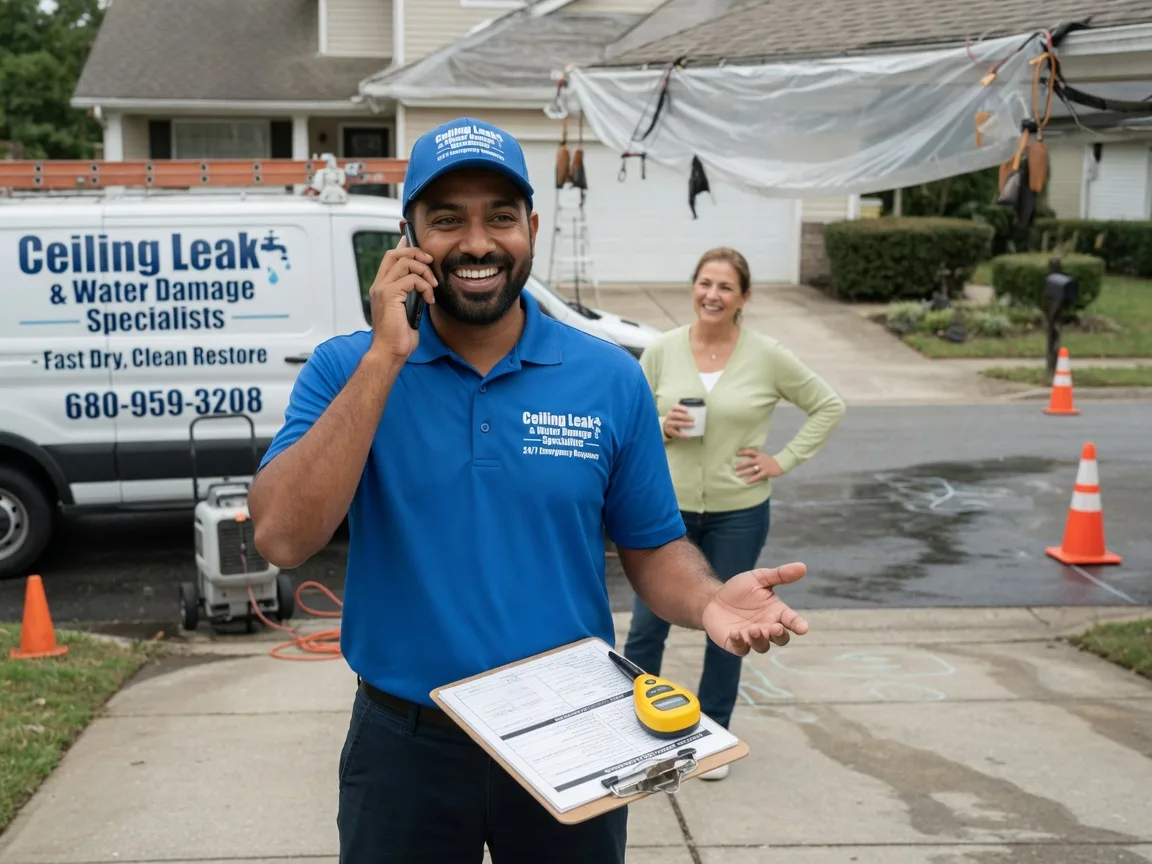 Ceiling Leak Cleanup Bruce, WI FAQs
